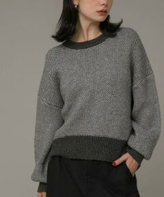 Sonny Label / サニーレーベル ニット・セーター | バーズアイジャガードニットプルオーバー