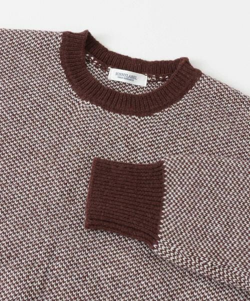 Sonny Label / サニーレーベル ニット・セーター | バーズアイジャガードニットプルオーバー | 詳細11