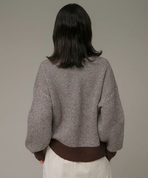 Sonny Label / サニーレーベル ニット・セーター | バーズアイジャガードニットプルオーバー | 詳細5