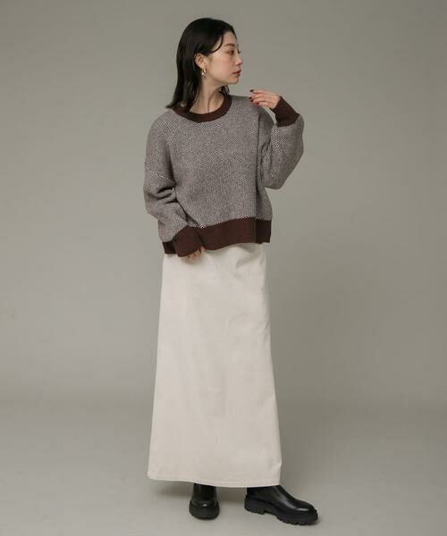 Sonny Label / サニーレーベル ニット・セーター | バーズアイジャガードニットプルオーバー | 詳細7