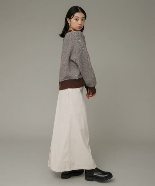 Sonny Label / サニーレーベル ニット・セーター | バーズアイジャガードニットプルオーバー | 詳細8