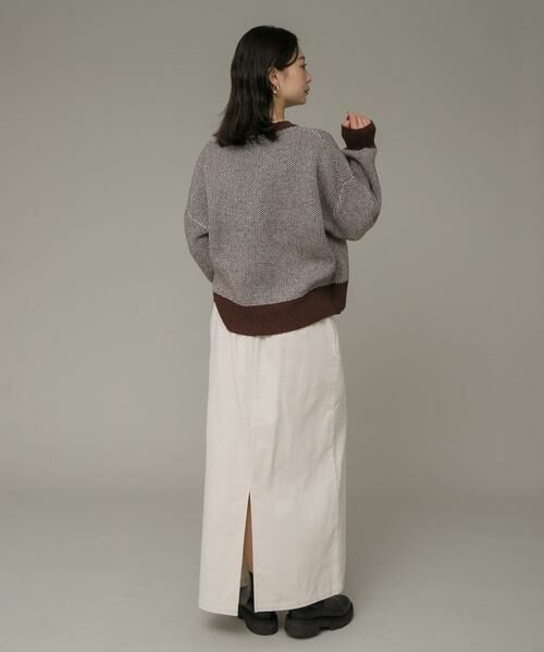 Sonny Label / サニーレーベル ニット・セーター | バーズアイジャガードニットプルオーバー | 詳細9