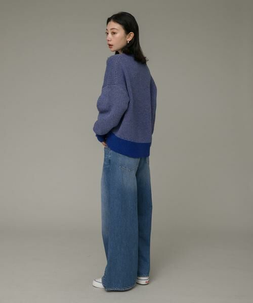 Sonny Label / サニーレーベル ニット・セーター | バーズアイジャガードニットプルオーバー | 詳細19