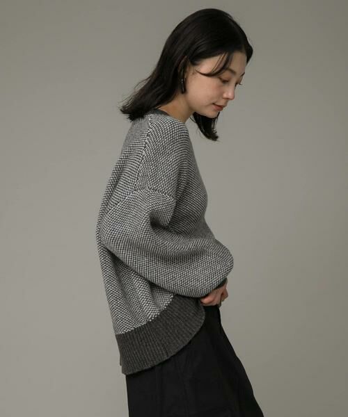 Sonny Label / サニーレーベル ニット・セーター | バーズアイジャガードニットプルオーバー | 詳細30