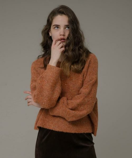 Sonny Label / サニーレーベル ニット・セーター | スパンコールループニットプルオーバー | 詳細2