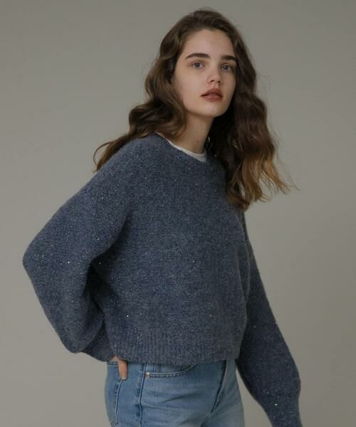 Sonny Label / サニーレーベル ニット・セーター | スパンコールループニットプルオーバー | 詳細14