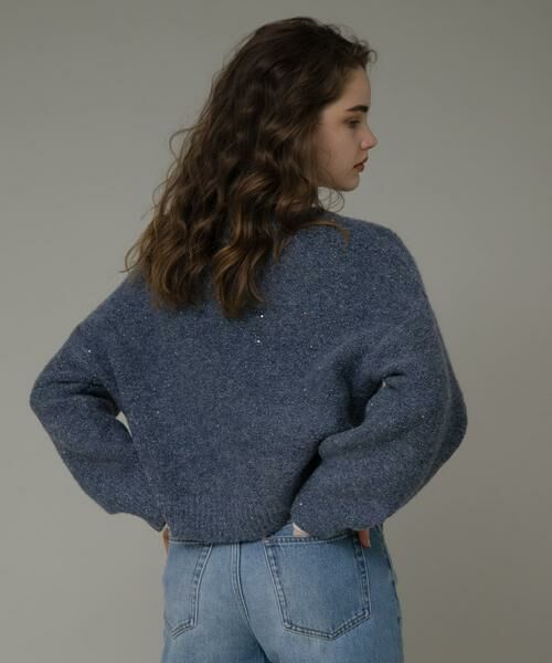 Sonny Label / サニーレーベル ニット・セーター | スパンコールループニットプルオーバー | 詳細16
