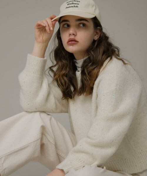 Sonny Label / サニーレーベル ニット・セーター | スパンコールループニットプルオーバー | 詳細28