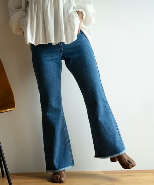 Sonny Label/サニーレーベル 『WEB/一部店舗限定』NaokoTakayamaデニムパンツ インディゴブルー 24 Sonny Label/サニーレーベル 『WEB/一部店舗限定』NaokoTakayamaデニムパンツ インディゴブルー 24