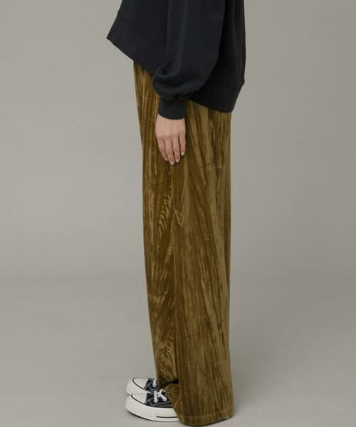 Sonny Label / サニーレーベル その他パンツ | クラッシュベロアイージーパンツ | 詳細10