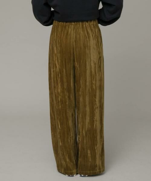 Sonny Label / サニーレーベル その他パンツ | クラッシュベロアイージーパンツ | 詳細11