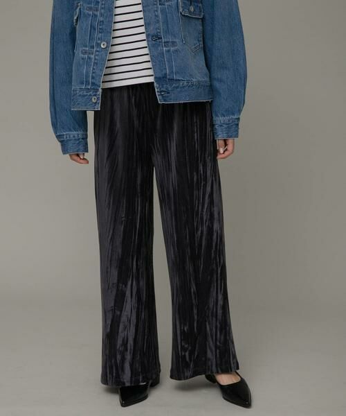 Sonny Label / サニーレーベル その他パンツ | クラッシュベロアイージーパンツ | 詳細14