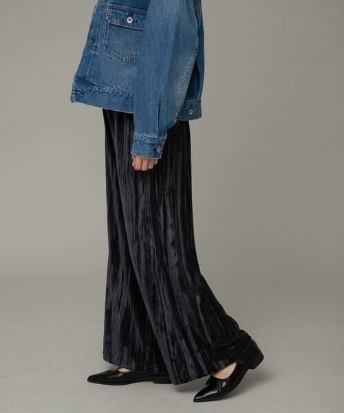 Sonny Label / サニーレーベル その他パンツ | クラッシュベロアイージーパンツ | 詳細15