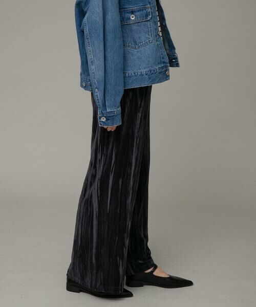 Sonny Label / サニーレーベル その他パンツ | クラッシュベロアイージーパンツ | 詳細16