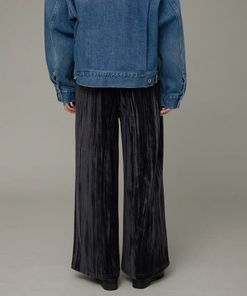 Sonny Label / サニーレーベル その他パンツ | クラッシュベロアイージーパンツ | 詳細17