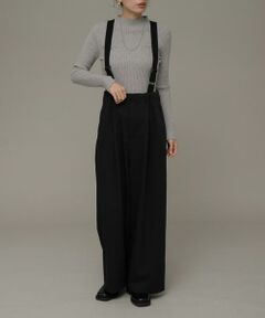 Sonny Label / サニーレーベル その他パンツ | サスペンダー付きタックパンツ