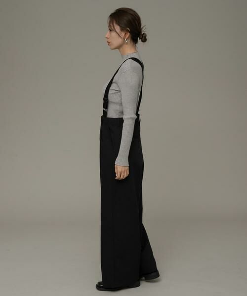 Sonny Label / サニーレーベル その他パンツ | サスペンダー付きタックパンツ | 詳細9