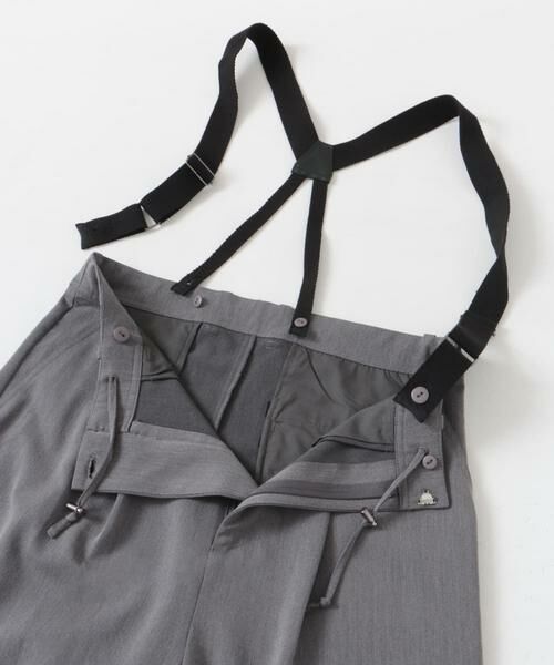 Sonny Label / サニーレーベル その他パンツ | サスペンダー付きタックパンツ | 詳細27
