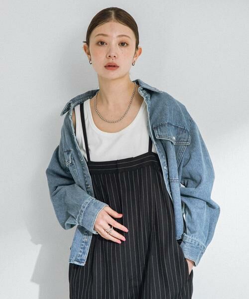 Sonny Label / サニーレーベル サロペット・オールインワン | ピンストライプベアサロペット | 詳細2