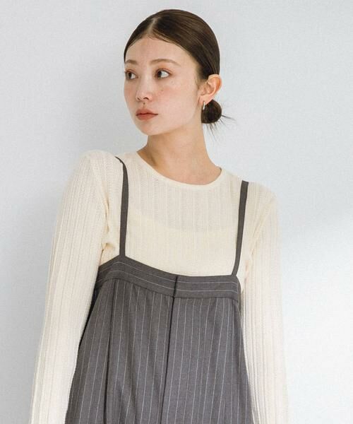 Sonny Label / サニーレーベル サロペット・オールインワン | ピンストライプベアサロペット | 詳細18