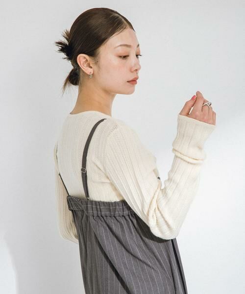 Sonny Label / サニーレーベル サロペット・オールインワン | ピンストライプベアサロペット | 詳細20