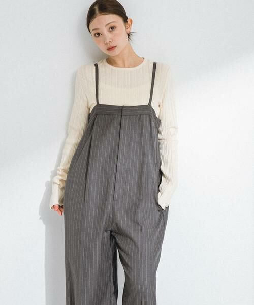 Sonny Label / サニーレーベル サロペット・オールインワン | ピンストライプベアサロペット | 詳細21