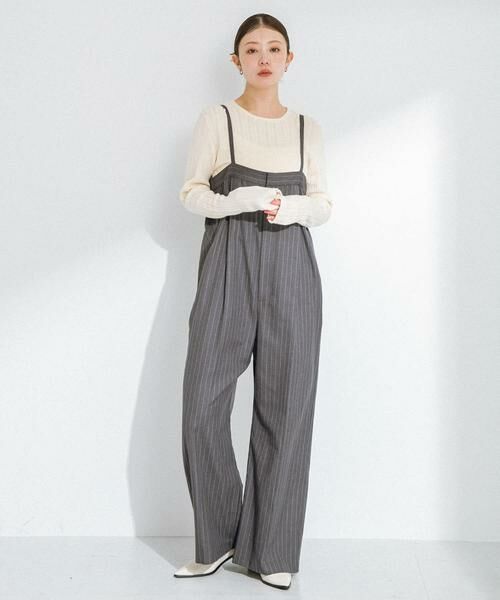 Sonny Label / サニーレーベル サロペット・オールインワン | ピンストライプベアサロペット | 詳細22