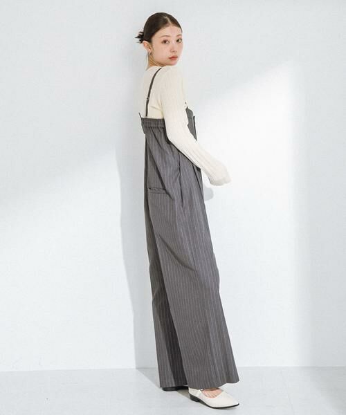 Sonny Label / サニーレーベル サロペット・オールインワン | ピンストライプベアサロペット | 詳細23