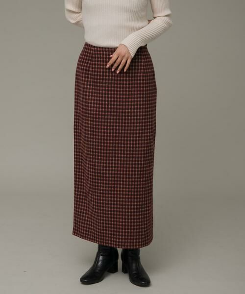 Sonny Label / サニーレーベル スカート | チェックIラインスカート | 詳細1