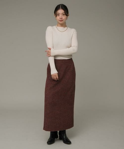Sonny Label / サニーレーベル スカート | チェックIラインスカート | 詳細5