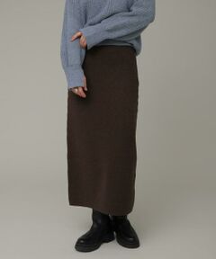 Sonny Label / サニーレーベル スカート | 『洗濯可』ラメニットリブロングスカート