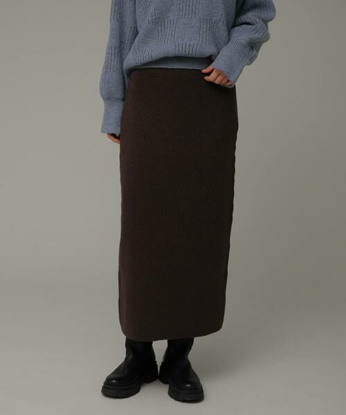 Sonny Label / サニーレーベル スカート | 『洗濯可』ラメニットリブロングスカート | 詳細1