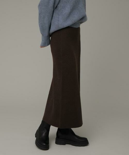 Sonny Label / サニーレーベル スカート | 『洗濯可』ラメニットリブロングスカート | 詳細4