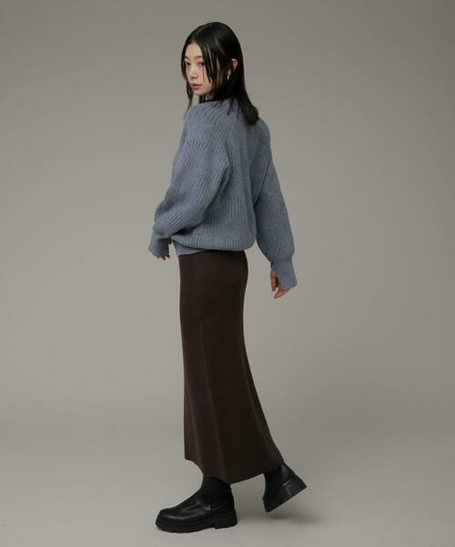 Sonny Label / サニーレーベル スカート | 『洗濯可』ラメニットリブロングスカート | 詳細8