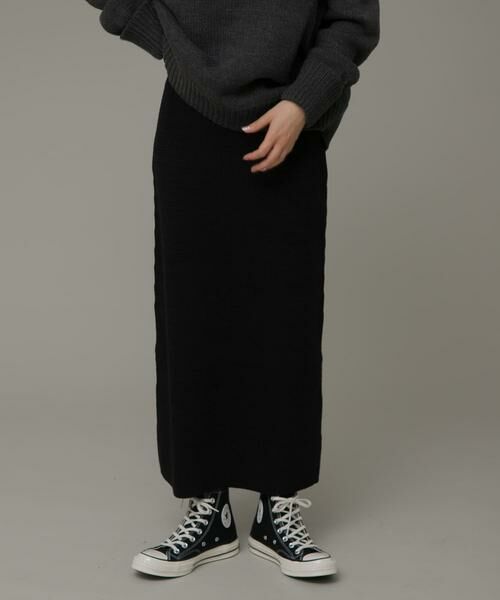 Sonny Label / サニーレーベル スカート | 『洗濯可』ラメニットリブロングスカート | 詳細15