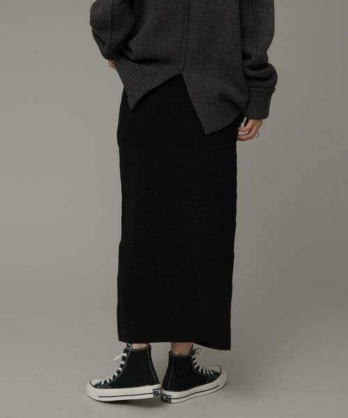 Sonny Label / サニーレーベル スカート | 『洗濯可』ラメニットリブロングスカート | 詳細18
