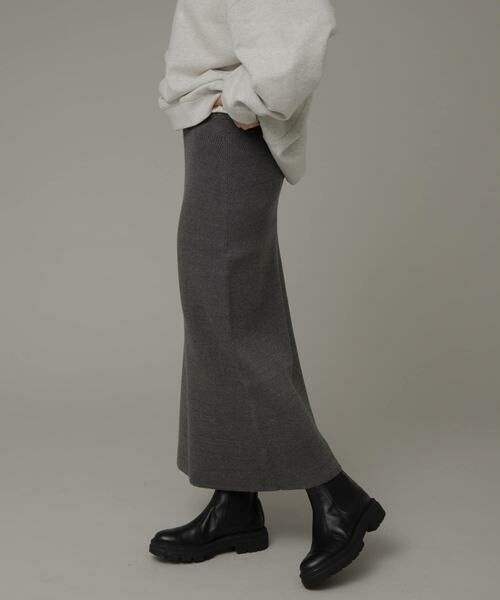 Sonny Label / サニーレーベル スカート | 『洗濯可』ラメニットリブロングスカート | 詳細25