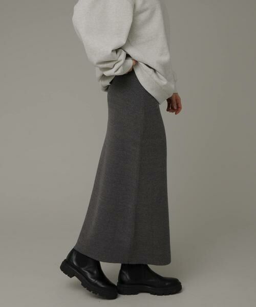 Sonny Label / サニーレーベル スカート | 『洗濯可』ラメニットリブロングスカート | 詳細26