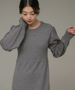 Sonny Label / サニーレーベル ワンピース | ニットビスチェ切替ワンピース