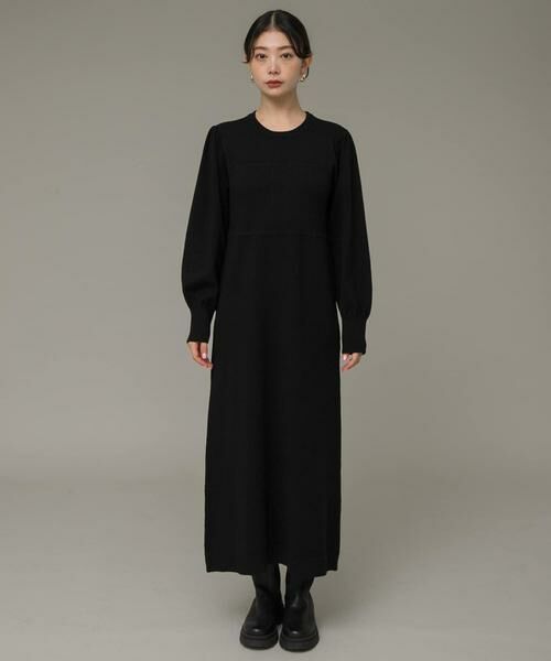 Sonny Label / サニーレーベル ワンピース | ニットビスチェ切替ワンピース | 詳細11