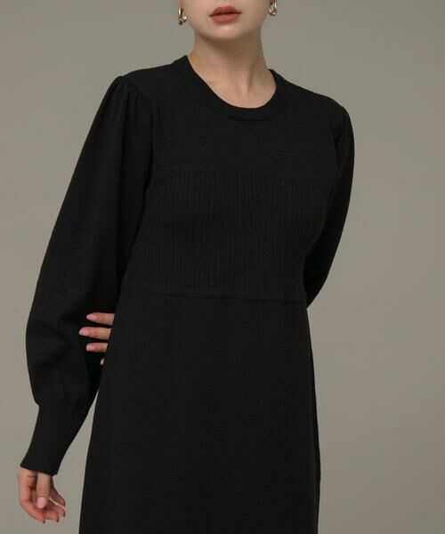 Sonny Label / サニーレーベル ワンピース | ニットビスチェ切替ワンピース | 詳細2