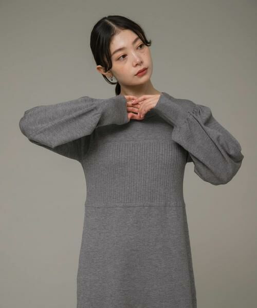 Sonny Label / サニーレーベル ワンピース | ニットビスチェ切替ワンピース | 詳細17