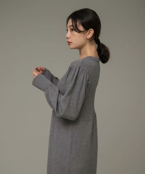 Sonny Label / サニーレーベル ワンピース | ニットビスチェ切替ワンピース | 詳細18