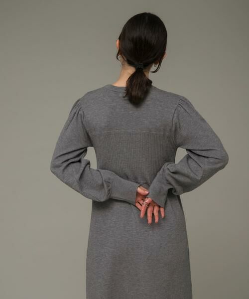 Sonny Label / サニーレーベル ワンピース | ニットビスチェ切替ワンピース | 詳細20