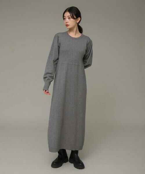 Sonny Label / サニーレーベル ワンピース | ニットビスチェ切替ワンピース | 詳細21