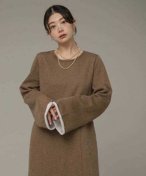 Sonny Label / サニーレーベル ワンピース | リラクシースウェットドレスワンピース | 詳細1