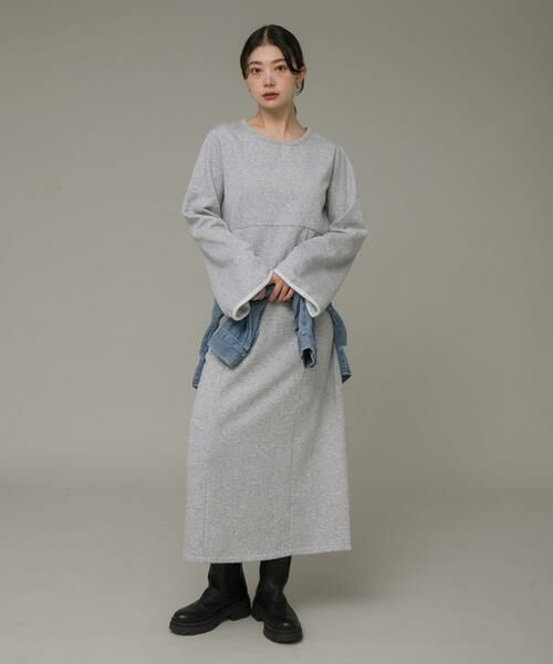 Sonny Label / サニーレーベル ワンピース | リラクシースウェットドレスワンピース | 詳細17