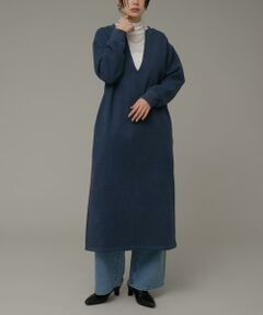 Sonny Label / サニーレーベル ワンピース | Vネックスウェットワンピース