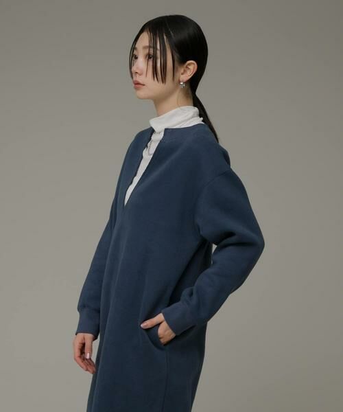 Sonny Label / サニーレーベル ワンピース | Vネックスウェットワンピース | 詳細2