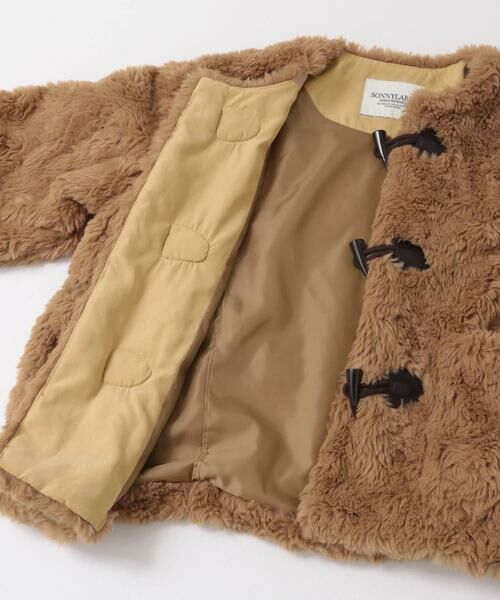 Sonny Label / サニーレーベル その他アウター | ノーカラーフェイクファーコート | 詳細15